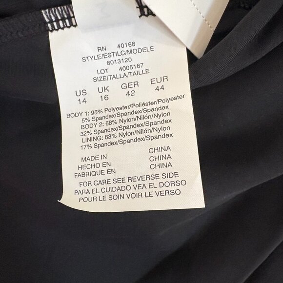 Magicsuit by Miraclesuit Aubrey Peaceout Swimsuit 1-PC Black Multi Size 14 NEW - Picture 9 of 9